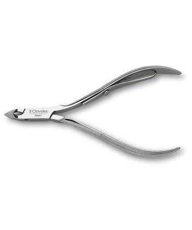 3 Claveles Cuticle Nippers 10 cm with Mouth Cut 7 mm Corte: 7 mm