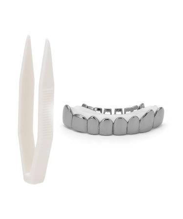 18K Gold Lower Teeth Hip Hop Grills - Halloween Festival Decoration Accessory for Men & Women (Black) - Buy Online on SooperMarket.com