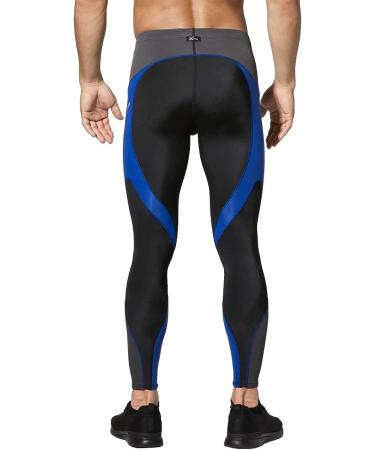 CW-X Men's Stabilyx Joint Support Compression Tights - Medium - Black/Grey/Blue - Buy Online on SooperMarket.com