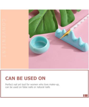 FOMIYES 5 Sets Nail Art Brush Cup Nail Art Supplies Nail Pens Makeup Brush Organizer Sponge Holder Soak Off Bowl Nail Art Cups Makeup Brush Holders for Vanity Manicure Accessories Plastic - Buy Online on SooperMarket.com