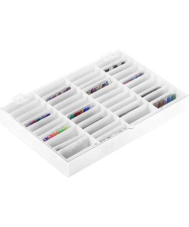 44 Grids Fake Nail Tips Color Display Holder Storage Box For Nails Art Decor Nails Art Decoration Black - Buy Online on SooperMarket.com