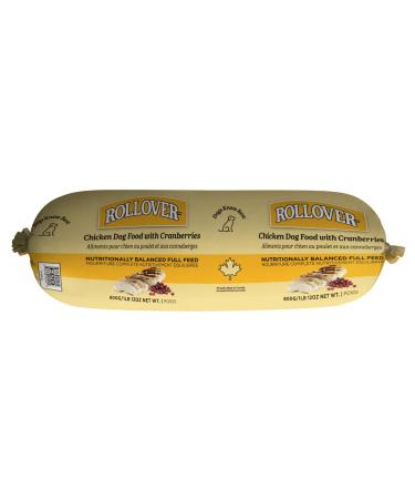 Rollover Chicken Dog Food with Cranberries - 800g