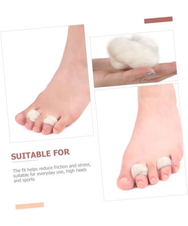 Wool Toe Spacers and Separators Set - 2pcs Nail Art Tools for Toe and Finger Stretching - Orthotic Pedicure Kit - Buy Online on SooperMarket.com