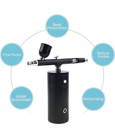Paint Sprayer Airbrush Compressor Kit Home Use Electric Spray Paint Gun Professional Dual Action Pen DIY Nail Art Design Makeup Pneumatic Tool for Painting Ceilings Fences cabinets Part a Red - Buy Online on SooperMarket.com