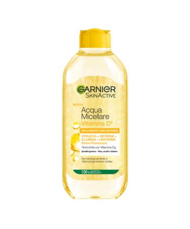 Garnier Micellar Water All-in-1 SkinActive with Vitamin C - 3 x 400ml for Dull & Uneven Skin | No Rinse International Shipping - Buy Online on SooperMarket.com