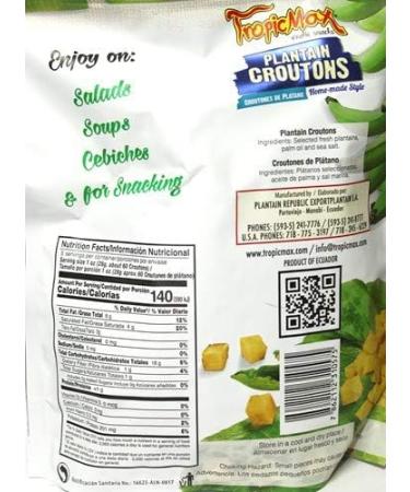 Plantain Crutons by TropicMax 5 oz All natural - Buy Online on SooperMarket.com