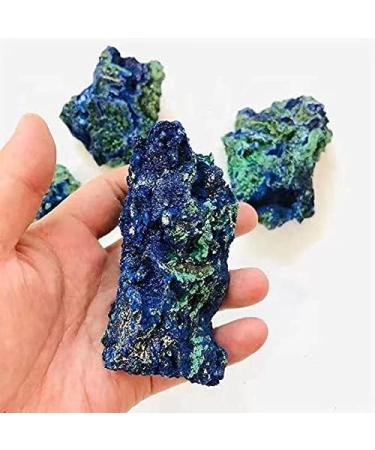 1pc 150g-200g Natural Blue Crystals Stones unpolished Rough Azurite Specimen Chakra Reiki Balancing - Buy Online on SooperMarket.com
