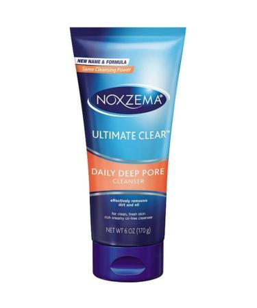 Noxzema Ultimate Clear Daily Deep Pore Cleanser 6 oz (Pack of 8) Eucalyptus 6 Ounce (Pack of 8)