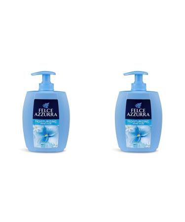 Felce Azzurra Liquid soap White Musk - soap dispenser with a pleasantly fresh fragrance and the energy of citrus fruits - 2 Pack (1x 300 ml) 300 ml (2 Pack)