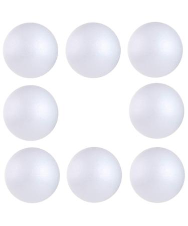 8PC 4 Inch White Foam Balls Polystyrene Craft Balls Foam Balls for Art  Craft  Household  School Projects and Christmas Party Decorations