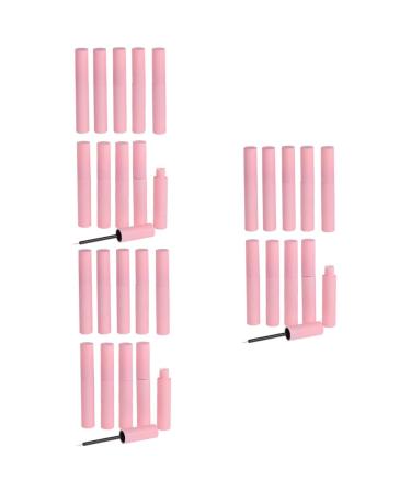 BELLIFFY 30 Pcs Eyelash Brush Empty Tube The Balm Cosmetic Empty Eyeliner Tube for oil Plastic