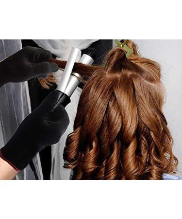 AFT90 Heat Resistant Glove for Hair Styling - Curling Iron, Flat Iron, Curling Wand - Black/Pink Edge - Buy Online on SooperMarket.com