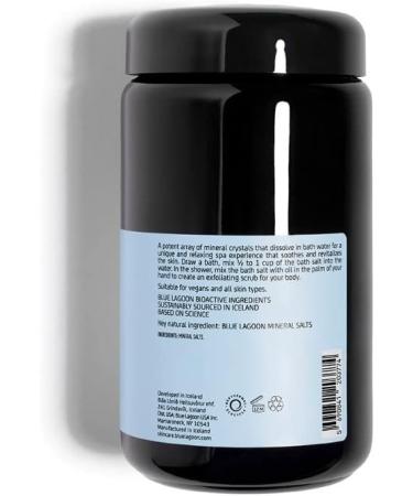 Buy Blue Lagoon Bath Salt - Sustainable Bioactive Luxury Skincare (12.3 oz | 350 g) - International Shipping Available - Buy Online on SooperMarket.com