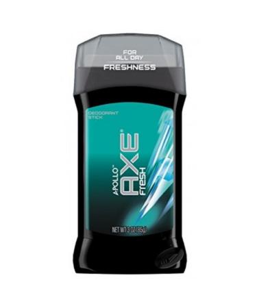 Axe Fresh Deodorant Stick Apollo 3 oz (Pack of 2)
