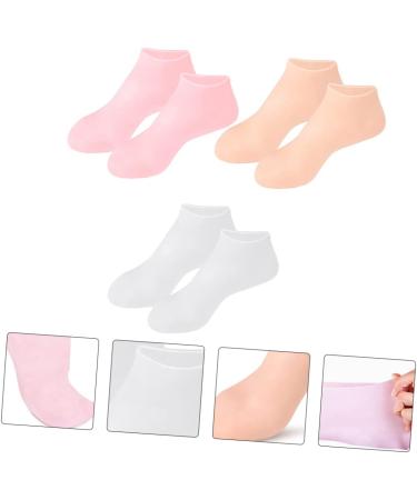 Healeved 3pairs Moisturizing Socks Foot Protective Socks Moisturizing Foot Covers Socks for Cracked Feet Silicone Women s Socks Moisturizing Foot Socks High Heels Girl Child Sebs Elastic 23x9.5cm - Buy Online on SooperMarket.com