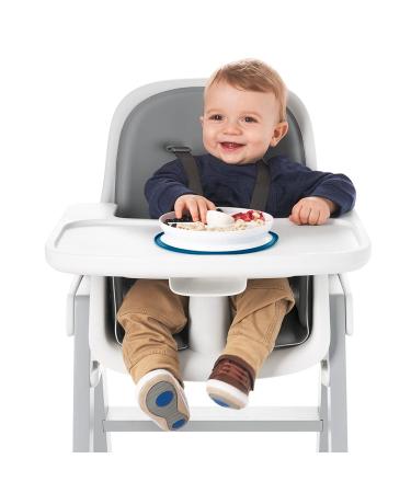 OXO Tot Stick & Stay Suction Divided Plate | Navy Blue | Best Child-Friendly Dinnerware for Easy Mealtime - Buy Online on SooperMarket.com