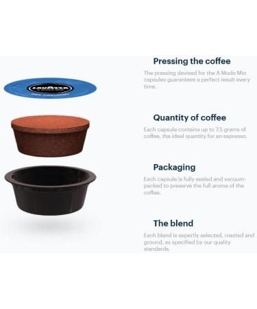 Lavazza A Modo Mio Dek Cremoso 16 Decaffeinated Coffee Capsules (6) Dek Cremoso 16 Count (Pack of 6) - Buy Online on SooperMarket.com