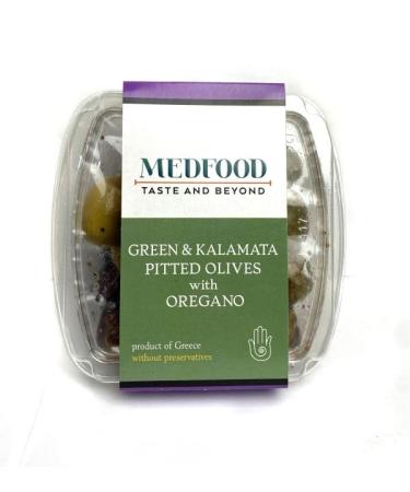 MIXED OLIVES WITH OREGANO 160G X 3 SNACK Pots
