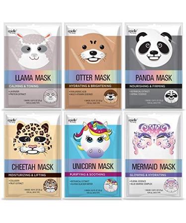 Shop Otter Character Masks 6-Pack | Fun & Unique Costume Accessories - International Shipping Available - Buy Online on SooperMarket.com