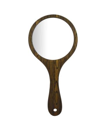 Hand Mirror Handheld Mirror Hand Held Makeup Mirror Decorative Mirror Hairdressing Mirror for Barbers Salon(green)
