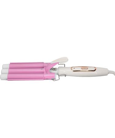3 Barrel Curling Iron Wand - Adjustable Temperature Ceramic Lasting Waves Flexible for All Hairstyles - US Plug - Buy Online on SooperMarket.com