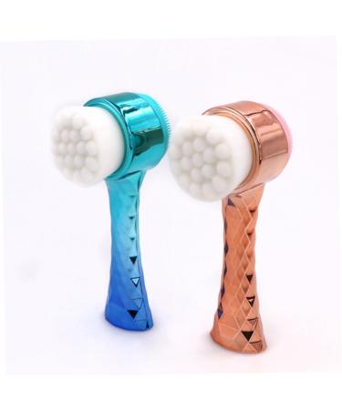 Angoily Skin Care Tools - Soft Bristle Facial Brush & Blackhead Remover | Double-Sided Facial Cleansing & Pore Massager - Buy Online on SooperMarket.com
