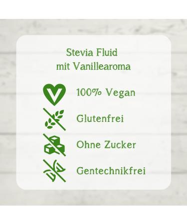 Steviola Stevia Fluid Vanilla - Natural Vegan Sweetener for Food & Drinks | 125ml - Buy Online on SooperMarket.com