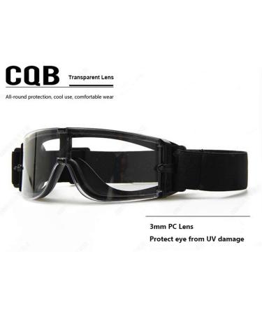 Airsoft Tactical Safety Glasses | Military Goggles with Interchangeable Lens for Paintball, Hunting, Shooting | Eye Protection Equipment - Buy Online on SooperMarket.com