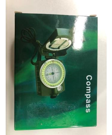 euBSWA Professional Outdoor Military March Compass - Waterproof & Shockproof Pocket Compass for Hunting Hiking and Camping - Buy Online on SooperMarket.com