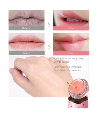 Shop Lip Plumper Set: Hydrating Lip Mask Gloss and Exfoliator - Strawberry & Ginger for Soft Luscious Lips - Buy Online on SooperMarket.com