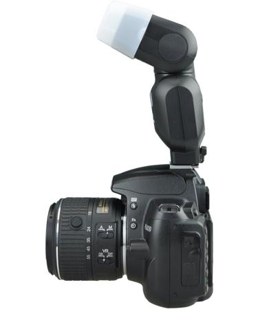 JJC SB-500 White Flash Diffuser for Nikon - Enhance Your Photography with Soft and Natural Lighting - Buy Online on SooperMarket.com