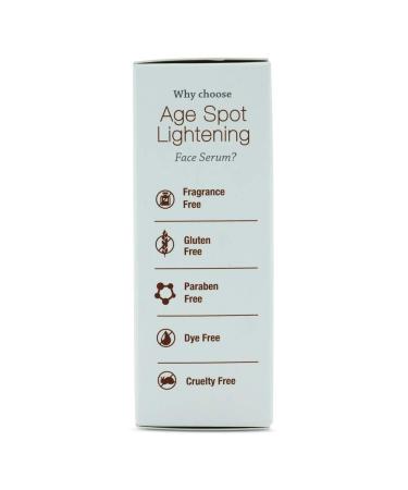 Age Spot Face Serum | Dark Spot Corrector with Hyaluronic Acid | Brightening & Anti-Aging Solution by Hyalogic - 1 Fl. oz - Buy Online on SooperMarket.com