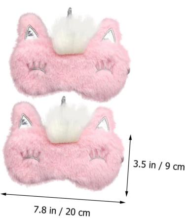 Gatuida 8 Pcs Plush Eye Masks for Kids - Soft Blindfolds & Sleep Masks for Better Sleep | Night Eye Covers Breathable Fox Design - Buy Online on SooperMarket.com