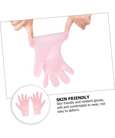 minkissy 1 Pair Whitening Moisturizing Gloves Pink Cotton Gloves Waterproof Gloves Moisturizing Gloves for Cracked Hand Holly Headband Dry Rough Skin Glove Sun Protection Sebs - Buy Online on SooperMarket.com