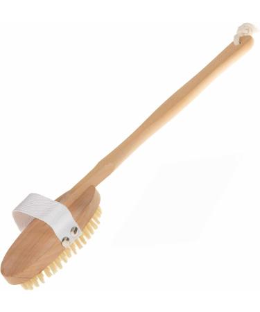 SIDCO Wooden Bath Brush | Back Brush & Sauna Massage Brush for Exquisite Relaxation | International Shipping - Buy Online on SooperMarket.com