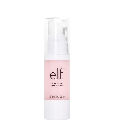 e.l.f. Poreless Face Primer Skin-Perfecting Lightweight & Long Lasting Smooths & Preps to Create A Flawless Base Infused with Tea Tree 1 Oz
