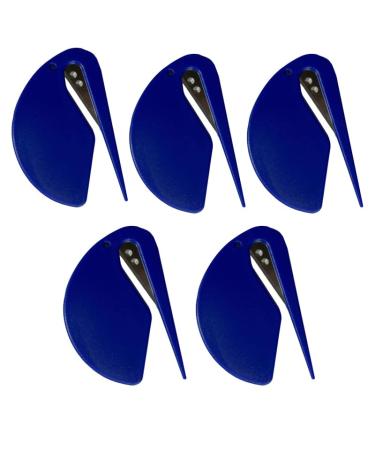 Pet Knotting Comb 5Pcs Hair Removal Comb for Dogs & Cats Pet Hair Grooming Tool for Pets Fur Buster Hair Cutter Knot Comb Ideal for Outdoor Grooming Removing Hair (Blue)