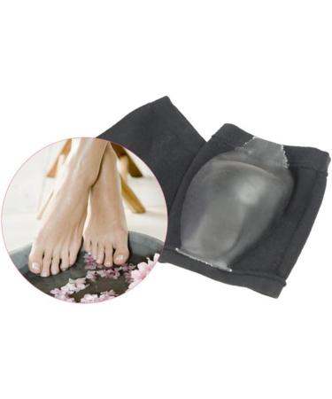 minkissy High Heel Protectors 1 Pair Plantar Socks Silicone Gel Moisturizing Socks Heeles High Heel Protectors Gel Heel Socks Heel Shock Gel Pad Socks Black 10.5*8.5cm - Buy Online on SooperMarket.com
