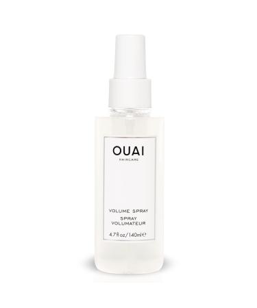 OUAI Volume Spray. A Weightless  Pre-Blowout Mist for Long-Lasting Thickness  Volume and Bounce. Made with Volume Polymers and Hibiscus Extract. Free from Parabens and Sulfates (4.7 Oz)