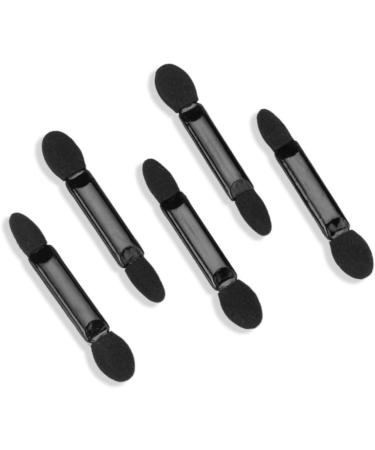 FOYTOKI 100 Pcs Makeup Eyeshadow Brush Eyeshadow Double Sided Eyeshadow Brush Kit Black - Buy Online on SooperMarket.com