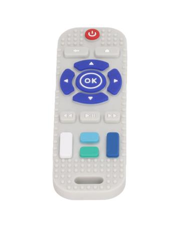 TV Control Teething Toy Control Teething Toy Number Learning Safe Silicone Develop Skill for Home (Beige)