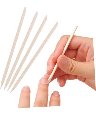 FRCOLOR 200 Pcs Wood Cuticle Pusher Bulk Wooden Nail Supplies Nail Art Wood Sticks Cuticles Nails Remover Tool Orange Wood Sticks Orange Wood Stick for Nails Bamboo Manicure Cleaning Stick mediumx2pcs As Shownx2pcs - Buy Online on SooperMarket.com