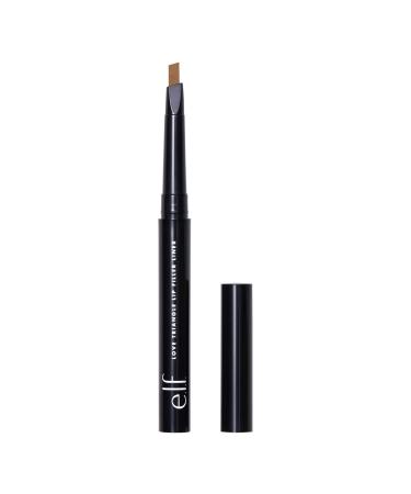 e.l.f. Love Triangle Lip Filler Liner  2-in-1 Lip Liner Pencil For Sculpting & Filling  Long-Lasting Intense Color  Deep Brown