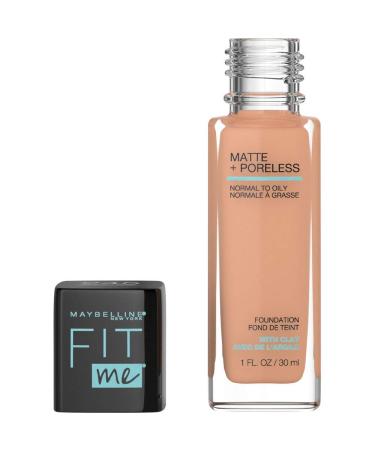 Maybelline Fit Me Matte + Poreless Liquid Foundation, Classic Beige 1 fl oz (Pack of 1) - Buy Online on SooperMarket.com