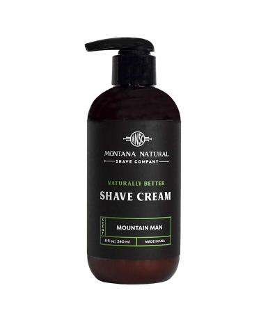 MNSC Mountain Man Naturally Better Pump Shave Cream - Smooth Hypoallergenic All-Natural Handcrafted in USA | Eco-Friendly Shaving Solution - Buy Online on SooperMarket.com