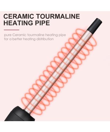 Curling Wand 9MM Thin Curling Iron Tight Curls LCD Display 100-230 C for All Hair Types Tourmaline Ceramic Barrel 30-Second Heat-Up Long&Short Hair Culer Pro Curling Tongs (Gold) - Buy Online on SooperMarket.com