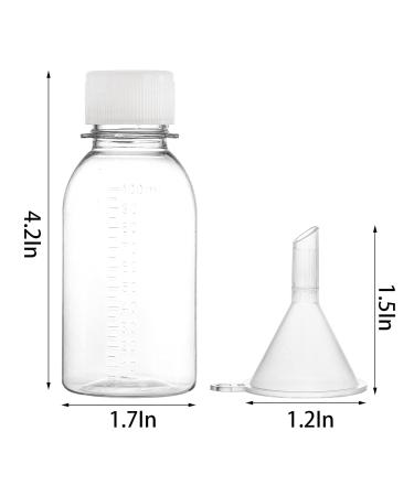 WUWEOT 40 Pack 3.4oz Clear Plastic Travel Bottles - Refillable Containers for Shampoo, Lotions, Creams - Screw Cover Cap - PET Storage Bottle Set - Buy Online on SooperMarket.com
