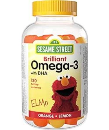 Sesame Street Brilliant Omega-3 Kids Gummy with DHA by Webber Naturals 120 Gummies For Children Age 3 and Up - Buy Online on SooperMarket.com