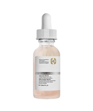Lactic Acid 10% + HA Face Serum 10% Lactic Acid Serum Dark Spot Remover for Face Lactic Acid Face Moisturiser Pore Minimizer Hydrating Serum for Even Skin Tone Antioxidation Firming