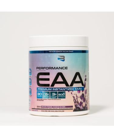 Believe Supplements Performance EAA - Essential Amino Acids Formula | Boost Muscle Recovery Performance & Hydration | Sugar-Free & Delicious Flavors Available! (30 servings Grape Freeze) Grape Freeze 30 servings - Buy Online on SooperMarket.com